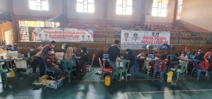 Pelaksanaan Vaksinasi Dosisi I dan II di GOR Nunukan