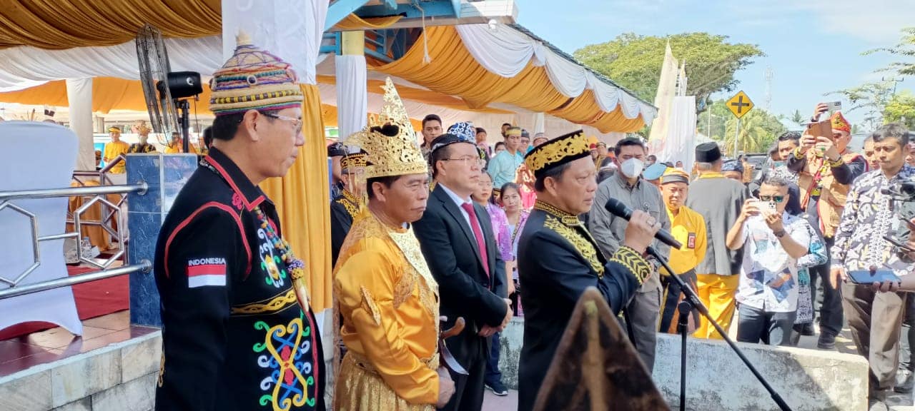 Bupati Nunukan Hadiri Upacara HUT Ke - 10 Kalimantan Utara Tahun 2022.