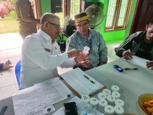 Calon Ketua RT Di Tes Urin BNNK Nunukan