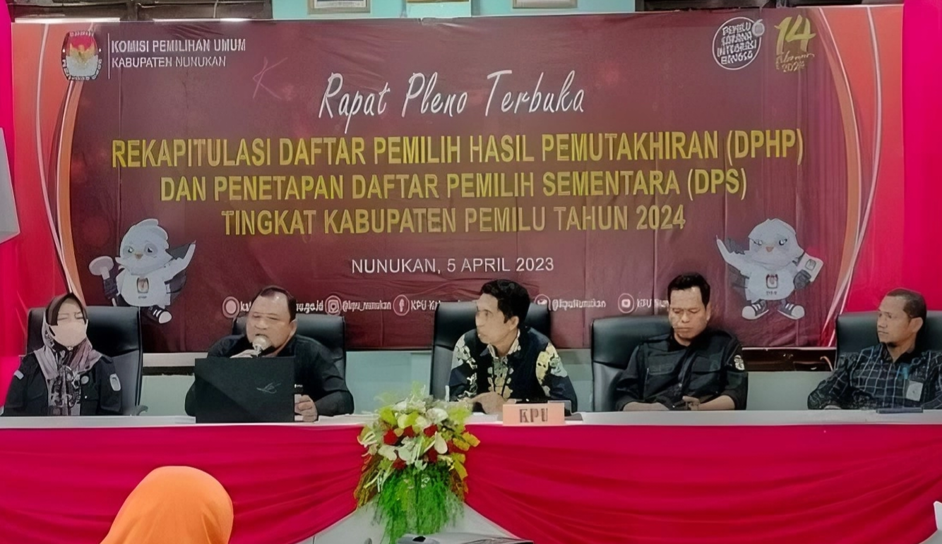 Rapat Pleno Penetapan DPS Nunukan