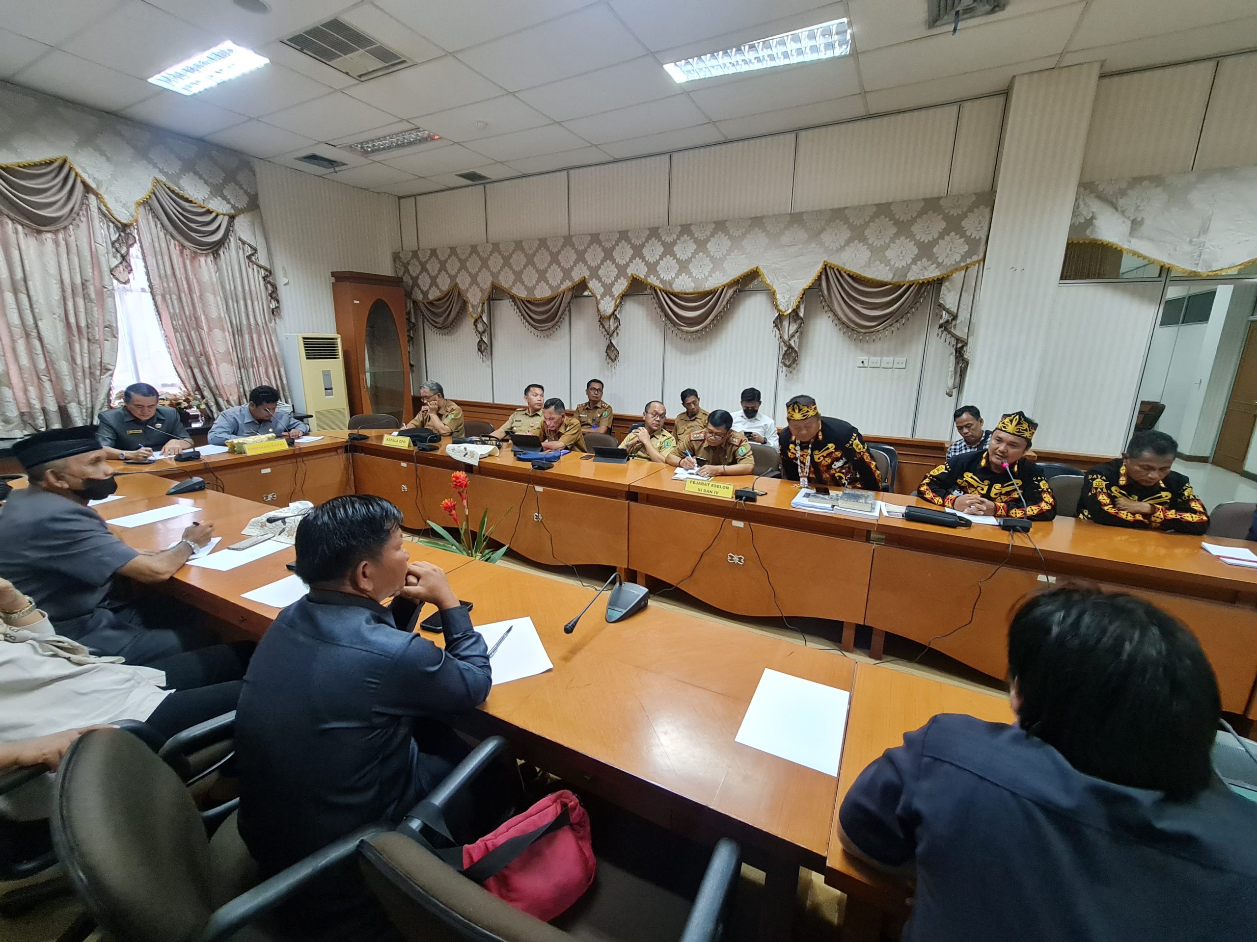 Rapat Dengar Pendapat Rencana Revisi Perda Nomor 16 Tahun 2018, Ini Tanggapan MHA Dayak Agabag Nunukan.