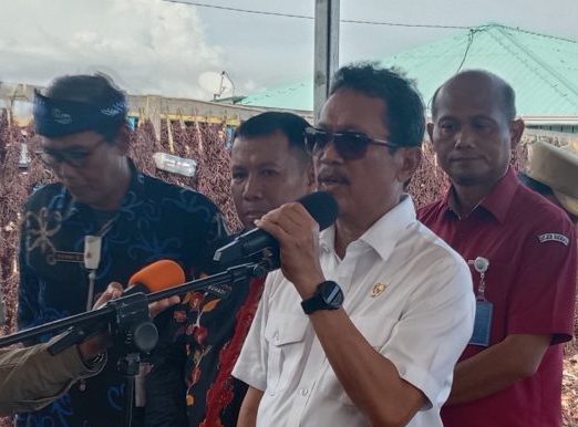 Menteri Kelautan dan Perikanan RI Kunjungi Budidaya Rumput Laut Nunukan