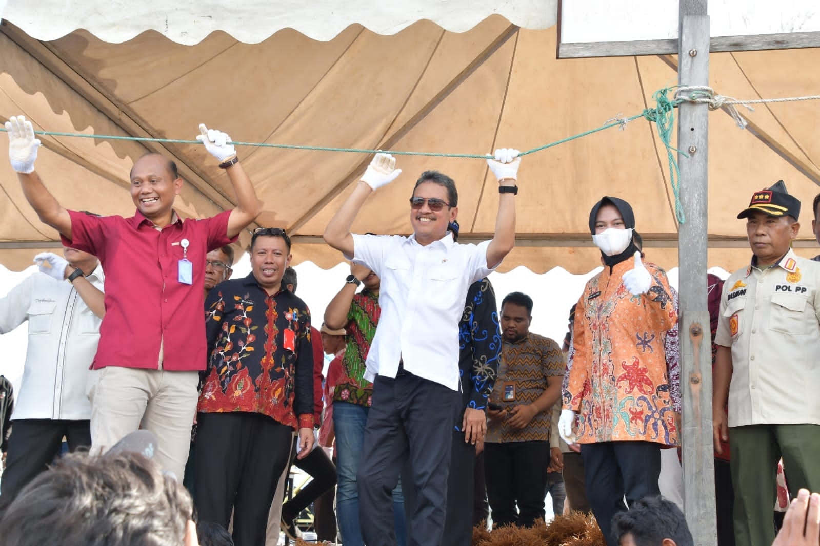 Menteri Kelautan dan Perikanan RI Kunjungi Budidaya Rumput Laut Nunukan3