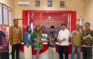 LO Larasati Moriska Bersama Komisioner KPU Kaltara.