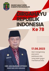 IKLAN HUT RI KE 78 SEKRETARIAT DEWAN