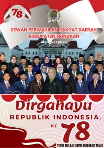 IKLAN HUT RI KE 78 DPRD NUNUKAN