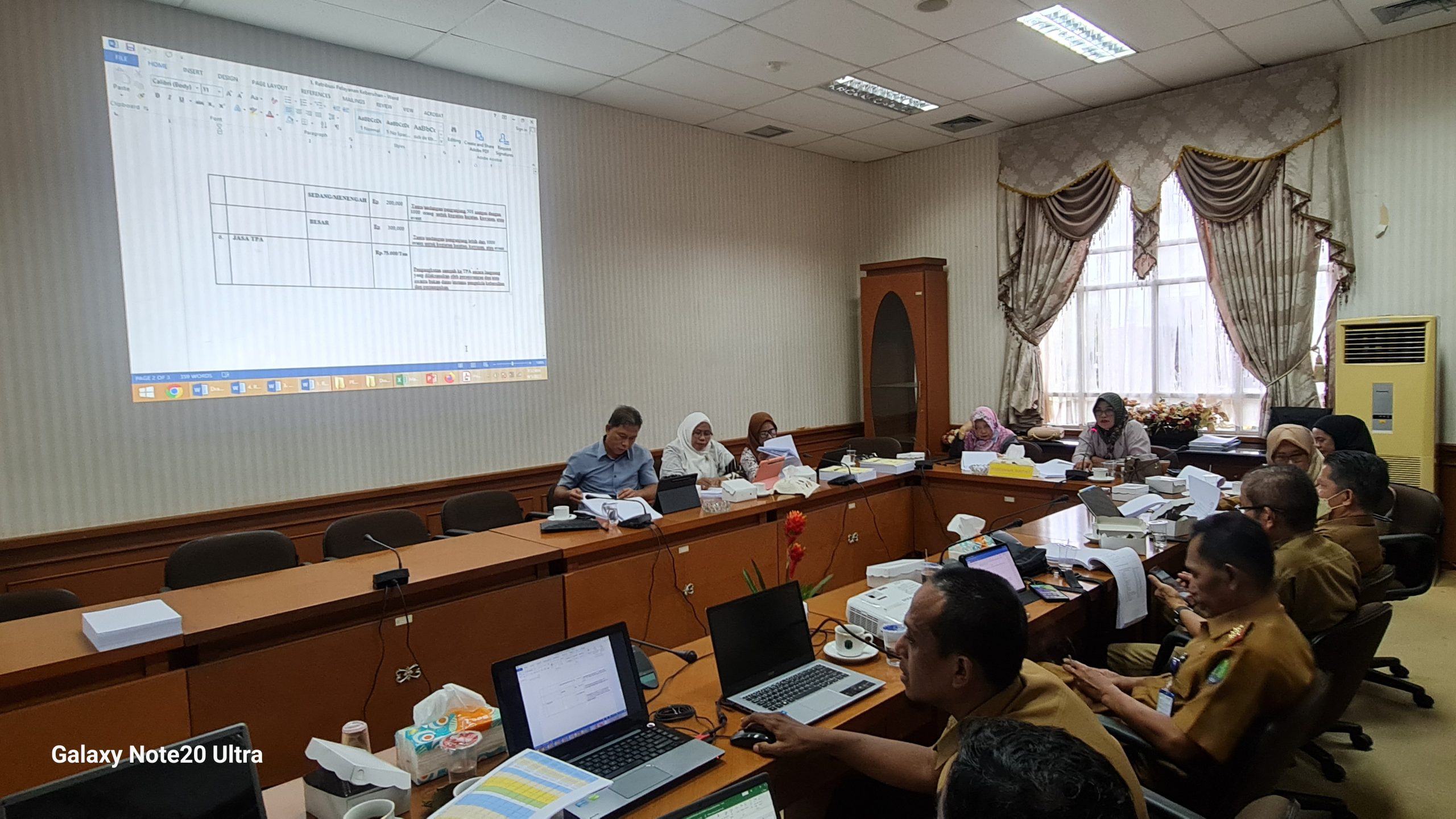 Rapat Pembahasan Raperda Pajak Daerah dan Retribusi Daerah Kabupaten Nunukan