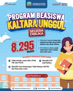 PROGRAM BEASISWA KALTARA UNGGUL SEGERA DIBUKA