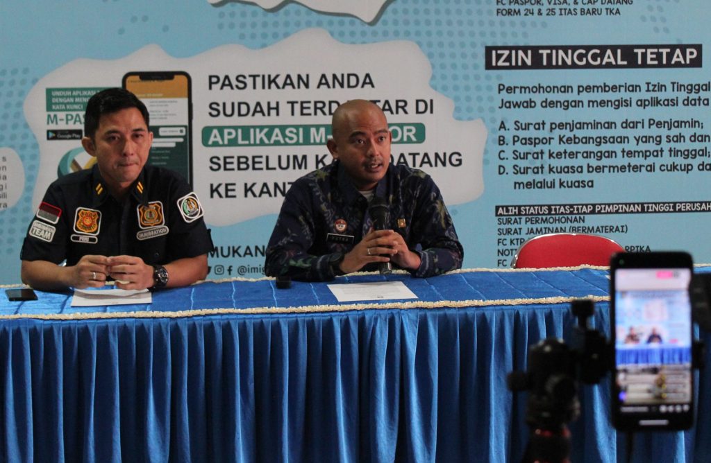 Konfrensi Pers Imigrasi Nunukan terhadap Kasus Pelanggaran Keimigrasian
