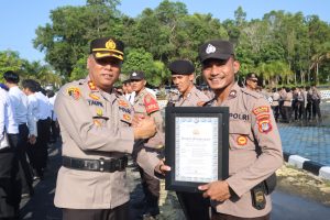 81 Personel Polres Nunukan Terima Penghargaan.