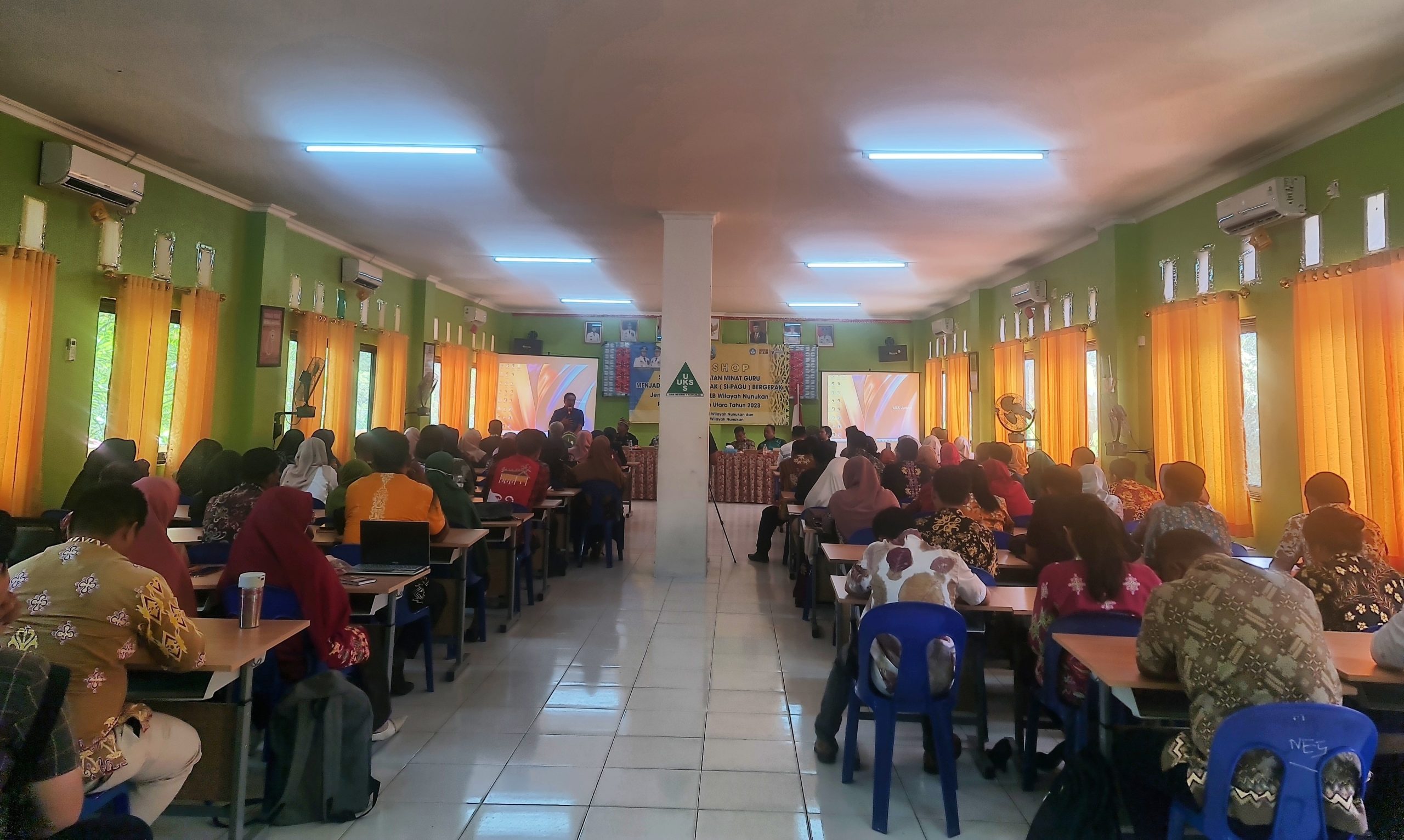 Peserta Workshop Startegi Penguatan minat guru menjadi penggerak (SI-PAGU) Bergerak. Jenjang SMA /SMK/SLB Wilayah Nunukan.