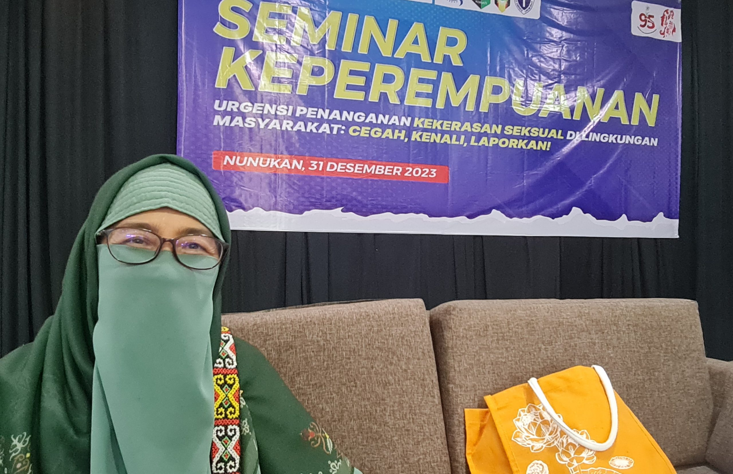 Kabid Perlindungan Perempuan dan Anak DSP3A Nunukan, Endah Kurniawatie, S.Psi.