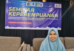 Ketua Bidang Pemberdayaan Perempuan dan Perlindungan Anak KNPI Kabupaten Nunukan, Sri Astika, S.E.,M.Ak