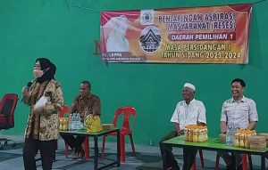Ketua DPRD Nunukan,Hj Leppa Jaring Aspirasi Masyarakat di Mamolo Kecamatan Nunukan Selatan.