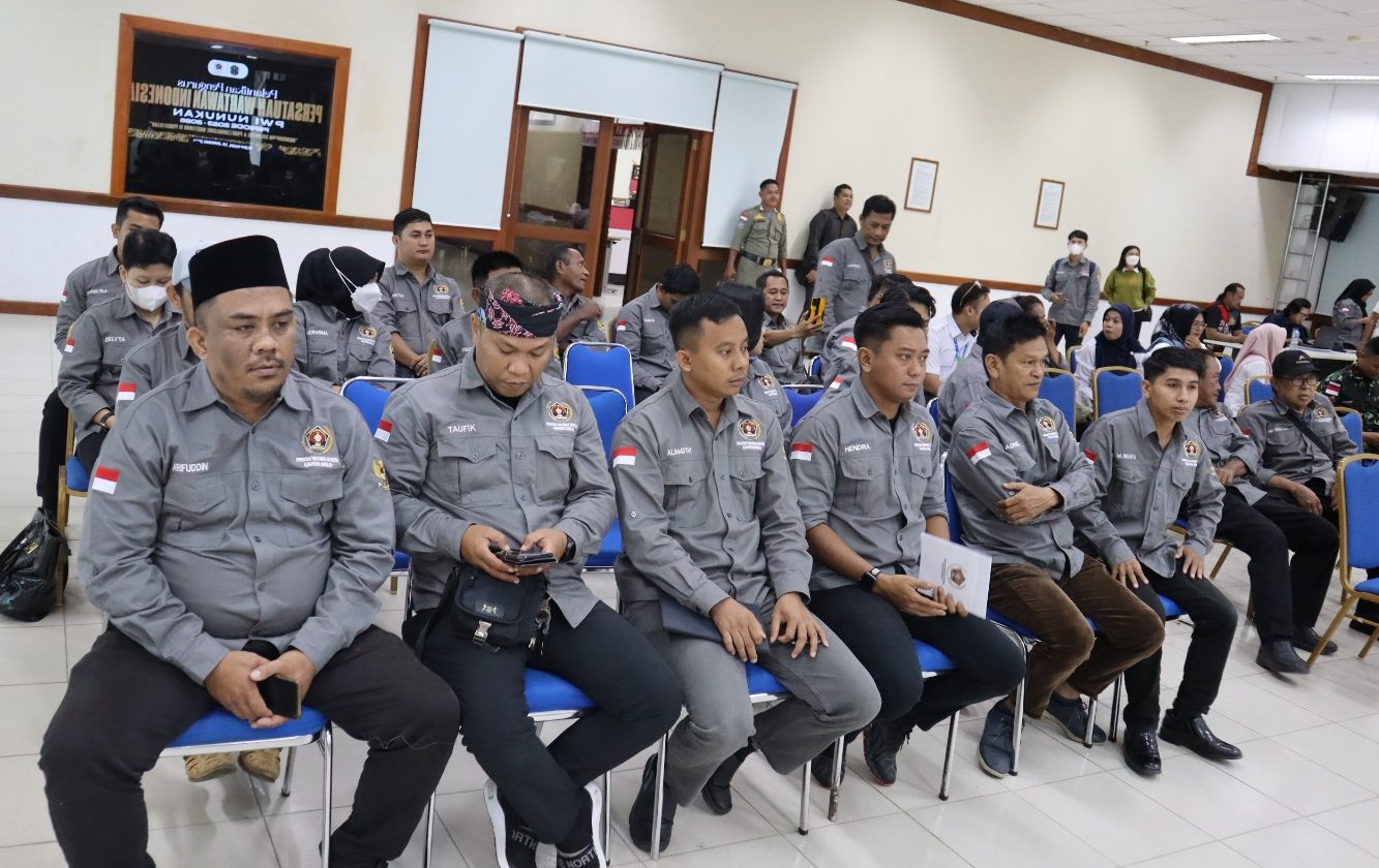 pelantikan Pengurus Persatuan Wartawan (PWI) Kabupaten Nunukan, Senin (15/1/2024) di Lt. V Kantor Bupati Nunukan. 