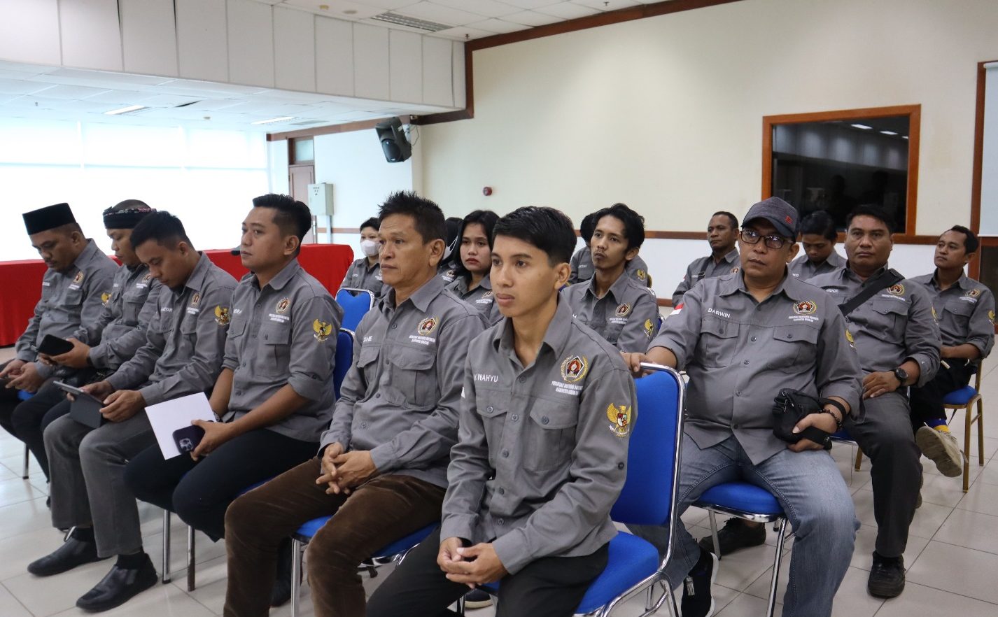 pelantikan Pengurus Persatuan Wartawan (PWI) Kabupaten Nunukan, Senin (15/1/2024) di Lt. V Kantor Bupati Nunukan. 