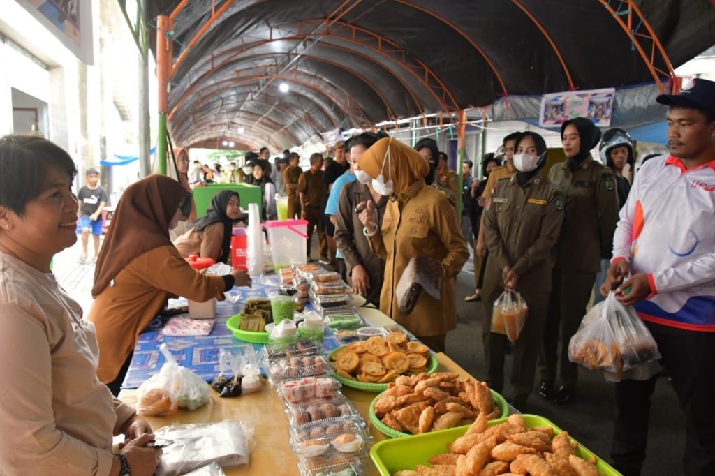 Pemkab Nunukan Dukung UMKM Di Bazar Ramadhan 1445 H.