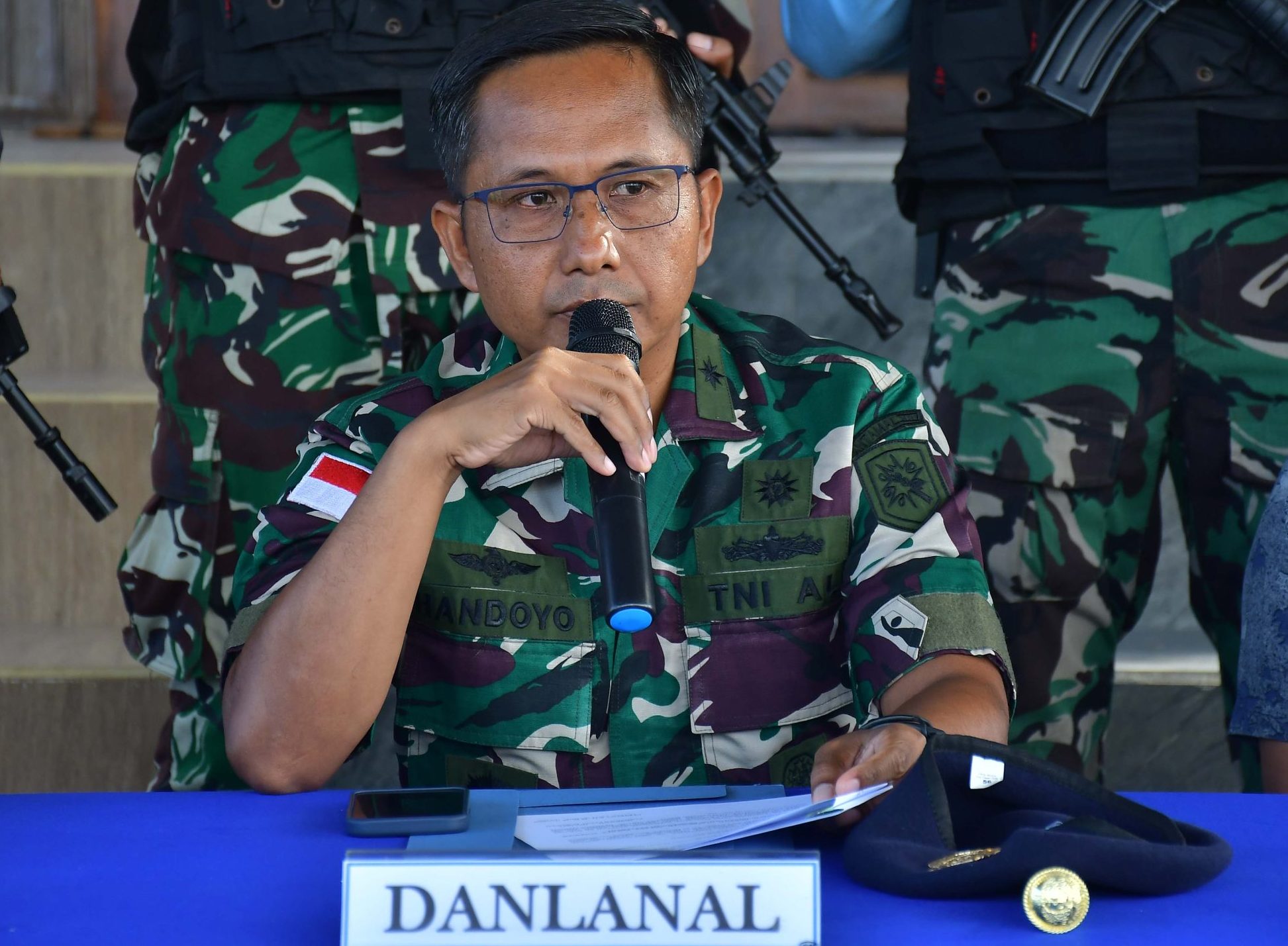 Komandan Pangkalan TNI Angkatan Laut (Danlanal) Nunukan, Letkol Laut (P) Handoyo, SH, M.Si, M.Tr.Opsla