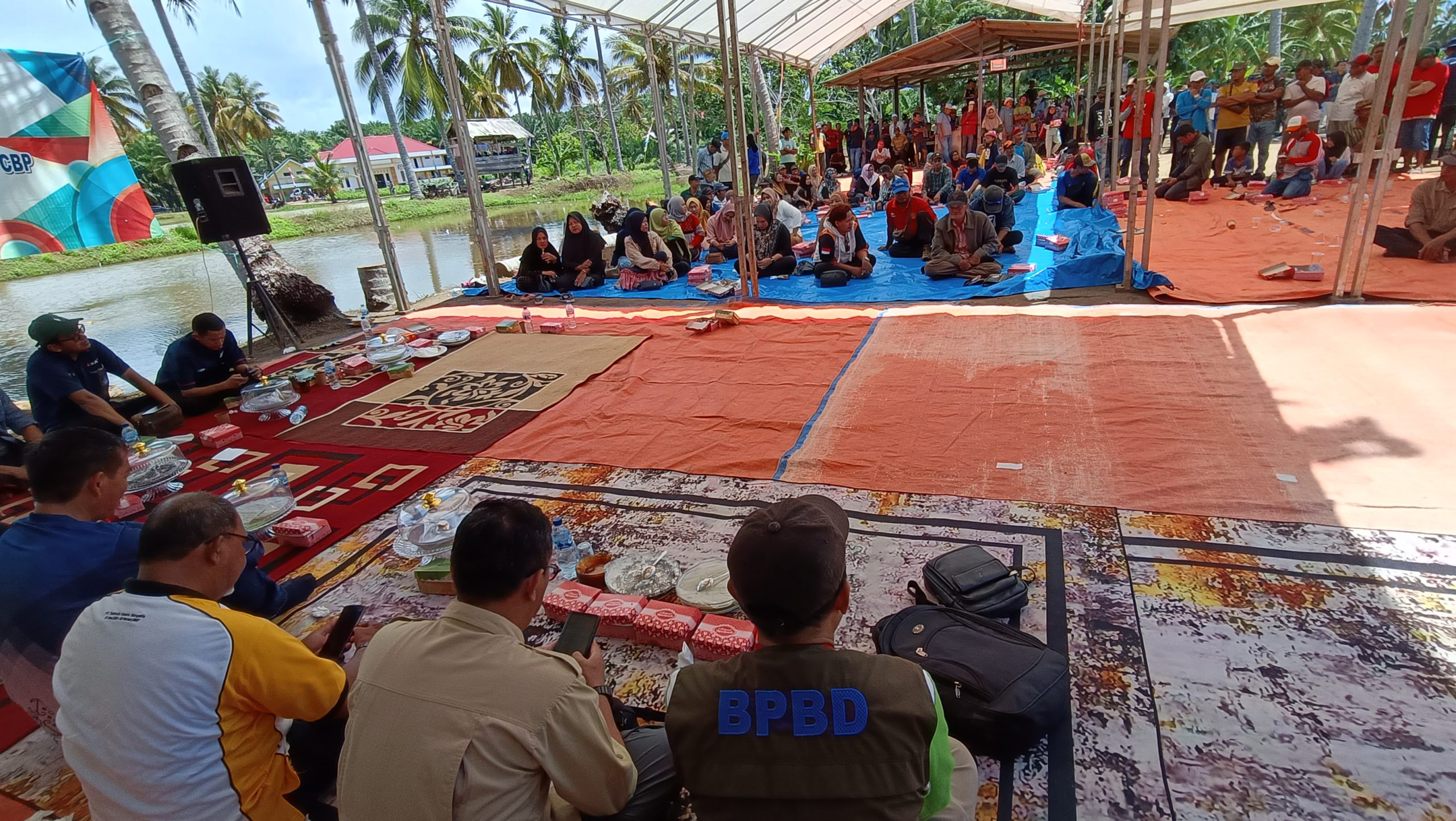 Peserta Hari Temu Lapang Petani Farmer Field Day di Desa Tanjung Aru Kecamatan Sebatik Timur.