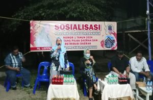 Pastikan Wajib Pajak Pahami Kewajiban, Ketua DPRD Nunukan Sosper Pajak Dan Retribusi Daerah.
