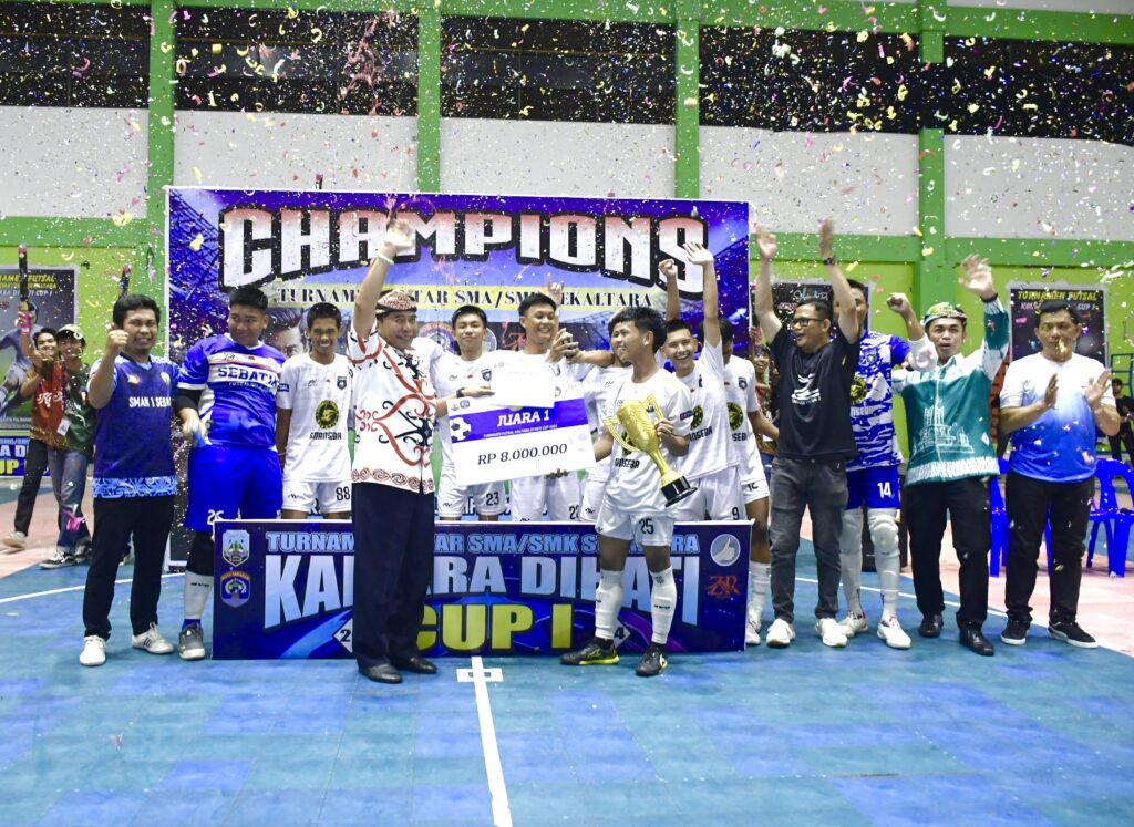 SMAN 1 Sebatik Sabet Juara 1 Turnamen Futsal Antar SMA SMK se-Kalimantan Utara