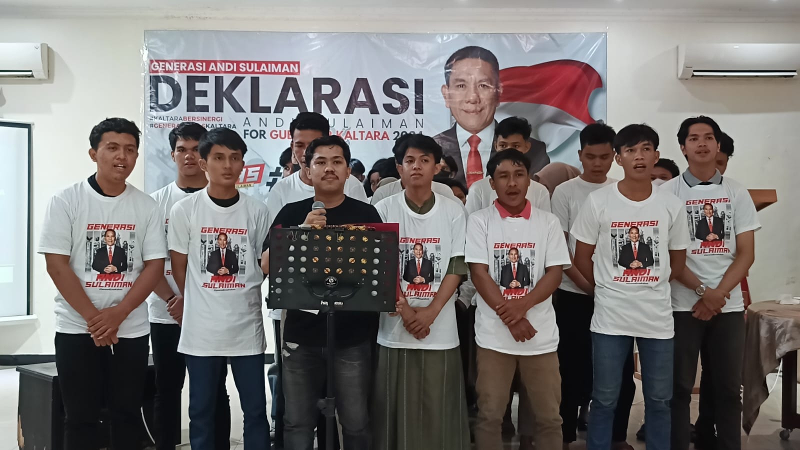 Rangkul Pemuda, Andi Sulaiman Deklarasi Bacagub Kaltara Di Nunukan.