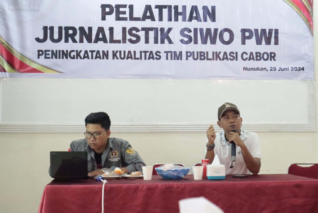 SIWO PWI Nunukan Gelar Pelatihan Jurnalistik di Tingkat Cabor KONI.