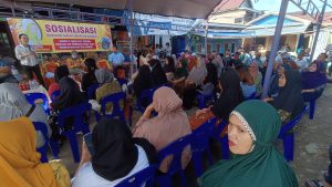 Ketua DPRD Nunukan Sosialisasikan Perda Penataan Dan Pembinaan Pasar Di Pasar Inhutani.