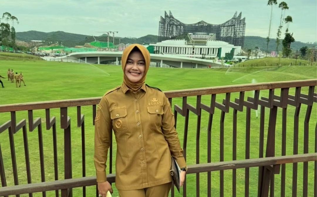 Bupati Laura Hadiri Pengarahan Presiden Joko Widodo Di IKN.