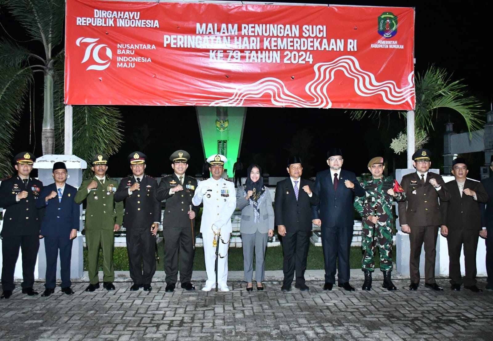 Malam Penuh Refleksi, Renungan Suci HUT RI Ke -79 Di Nunukan.