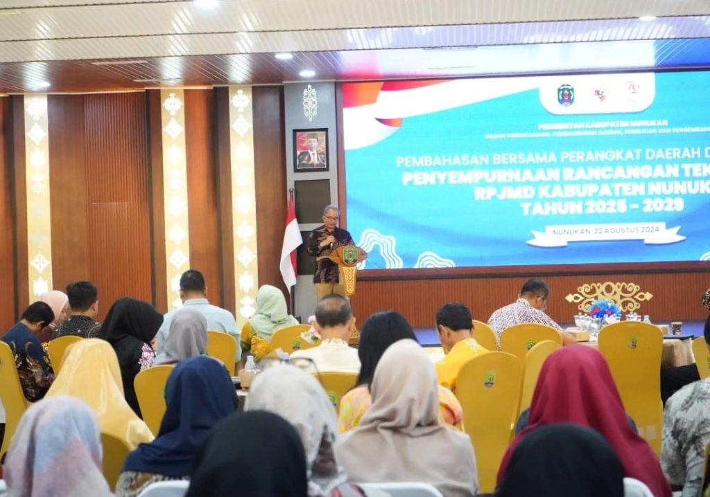 Bappeda Litbang Kabupaten Nunukan Gelar Pembahasan Penyusunan RPJMD Tahun 2025-2029