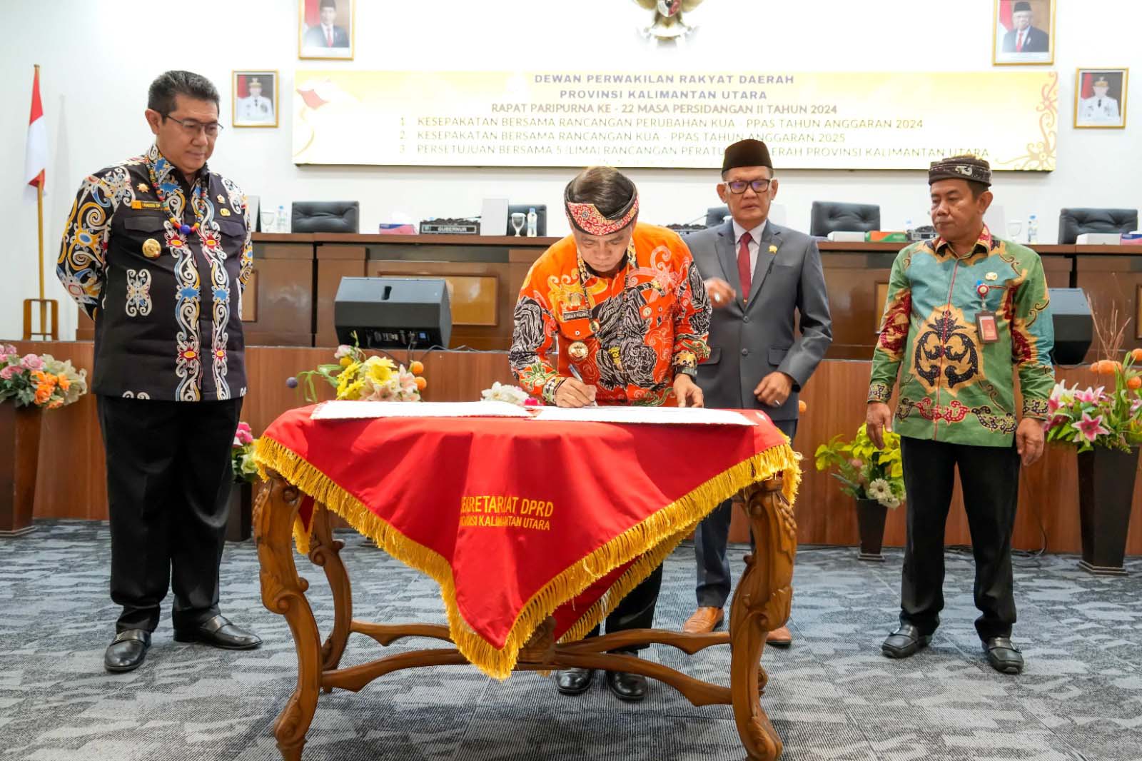 Pemprov Bersama DPRD Sepakati Rancangan Perubahan KUA-PPAS.