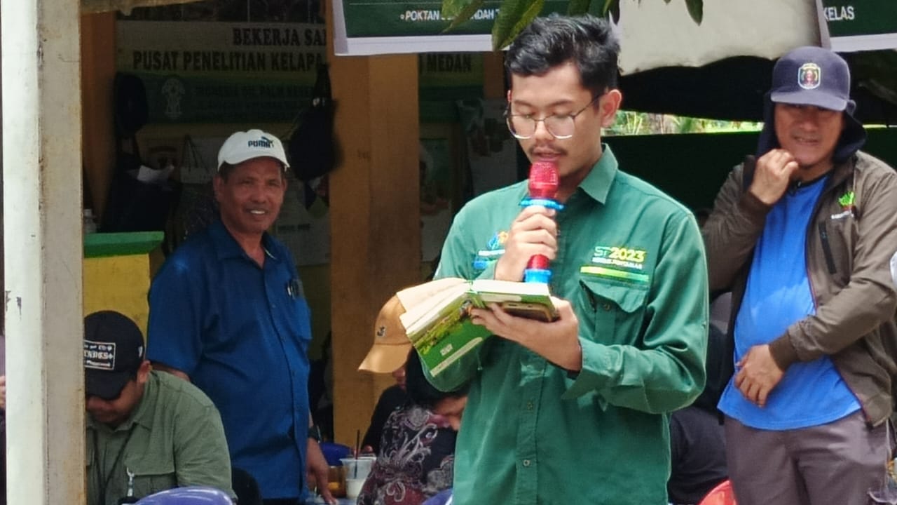 Staf bidang Survai Pertanian Badan Pusat Statistik Nunukan, Rezki. 