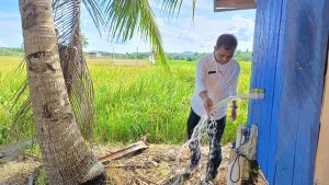 Pengairan Sawah dengan Pomanisasi air tanah di Desa Tanjung Harapan Kecamatan Sebatik.