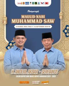 Display GAAS Pilkada 2024 Ucapan Maulid Nabi Muhammad SAW