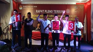 Tiga Pasangan Calon Kepala Daerah Kabupaten Nunukan Dalam Pilkada 2024.