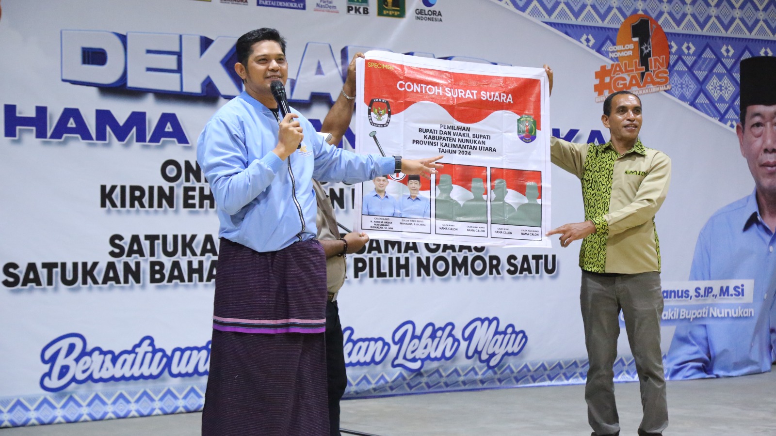 Pasangan GAAS Dan Warga NTT Nunukan, Bangun Komitmen Untuk Nunukan Lebih Maju