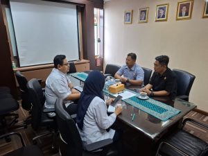 Ketua Komisi II Andi Fajrul Syam, SH bersama Sekretaris Komisi II DPRD Nunukan, Ramsah di Kantor Kementrian Perdagangan RI.