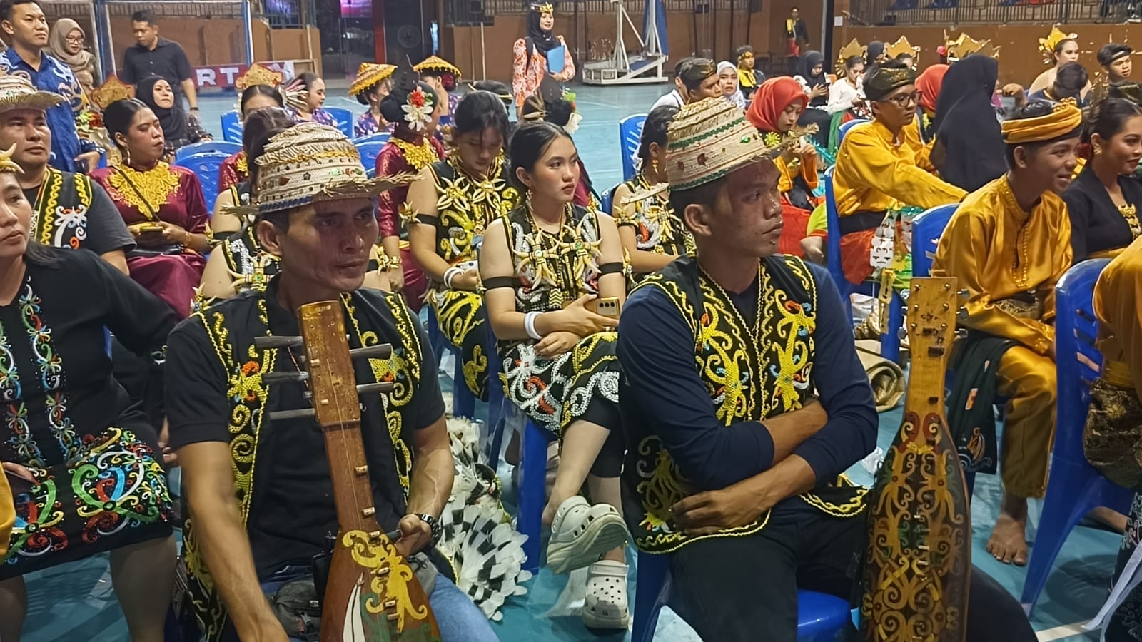 Peserta Temu Seni Tari Se Kalimantan Utara 2024 di GOR Nunukan