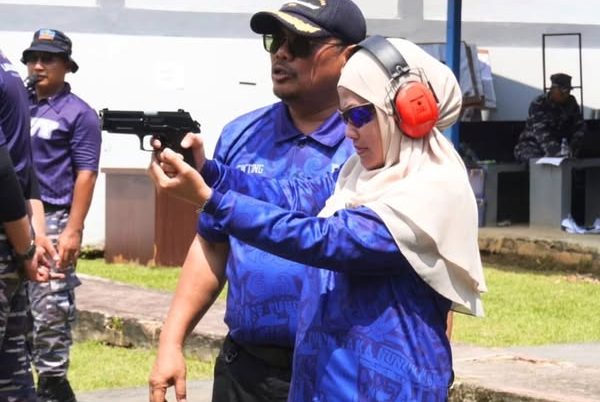 Kantor Bea dan Cukai Nunukan Adakan Latihan Menembak dan Road To Hakordia 2024