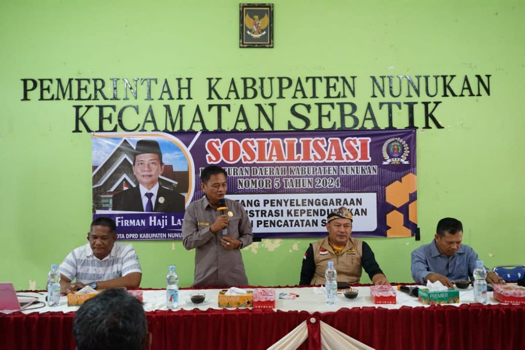 DPRD Nunukan Gelar Sosialisasi Perda Kependudukan di Sebatik