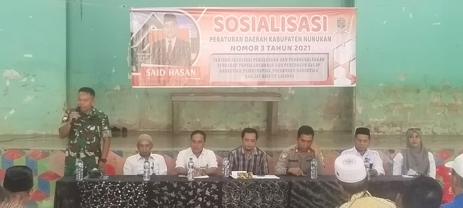 Camat Sembakung Dukung Perda Pencegahan Penyalahgunaan Narkoba