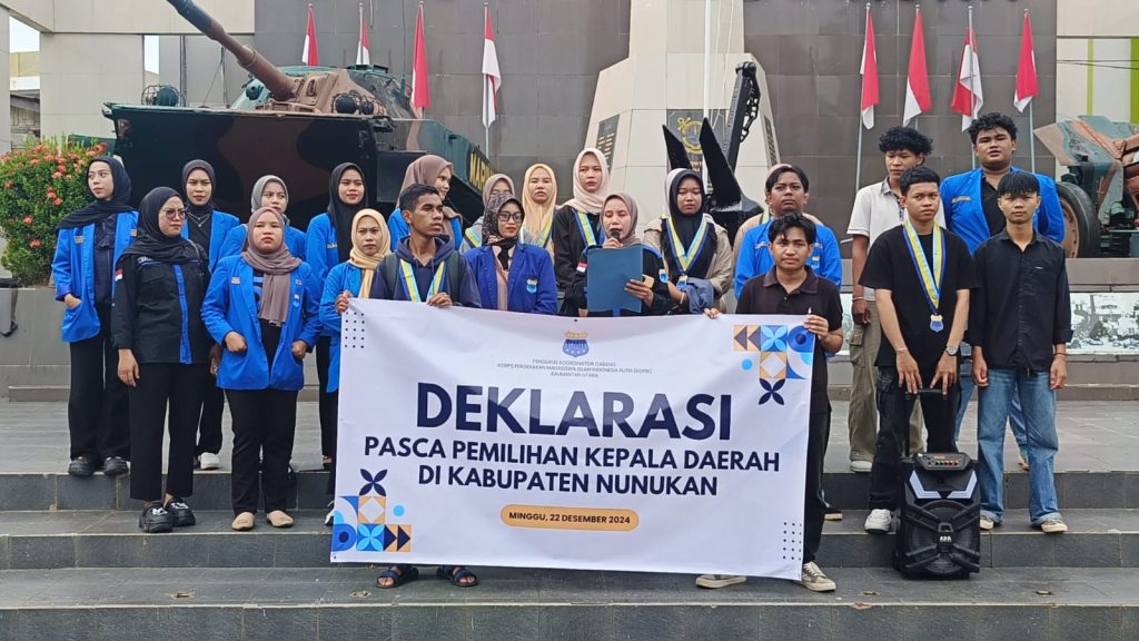 PKC Kopri PMII Nunukan Deklarasi Damai Pasca Pilkada 2024