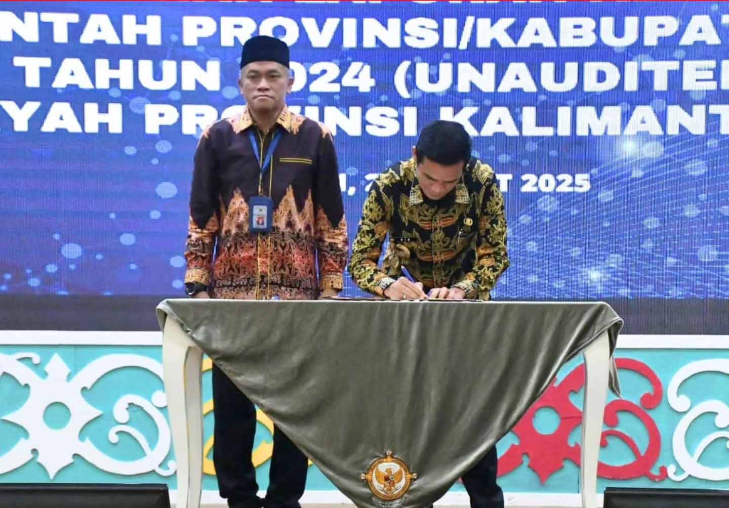 Bupati Nunukan Serahkan LKPD 2024 Unaudited Ke BPK RI Kaltara