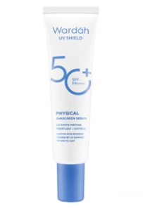 Wardah UV Shield Physical Sunscreen Serum SPF 50+