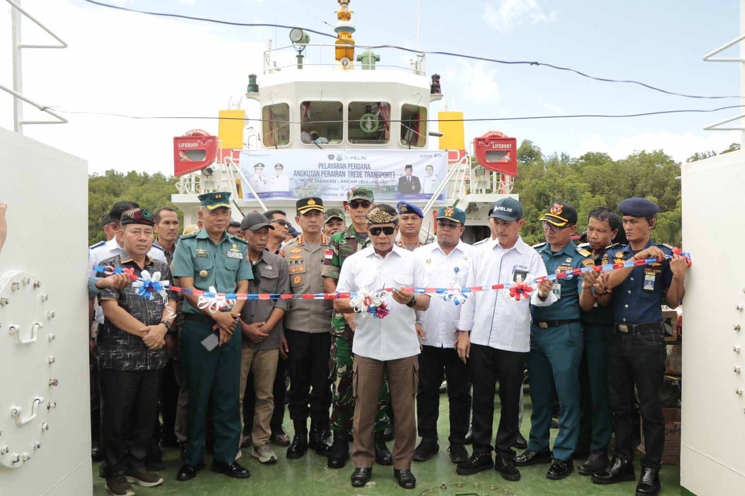 Gubernur Kaltara Resmikan Pelayaran Perdana KM. Gandha Nusantara 05, Pacu Pertumbuhan Ekonomi Daerah