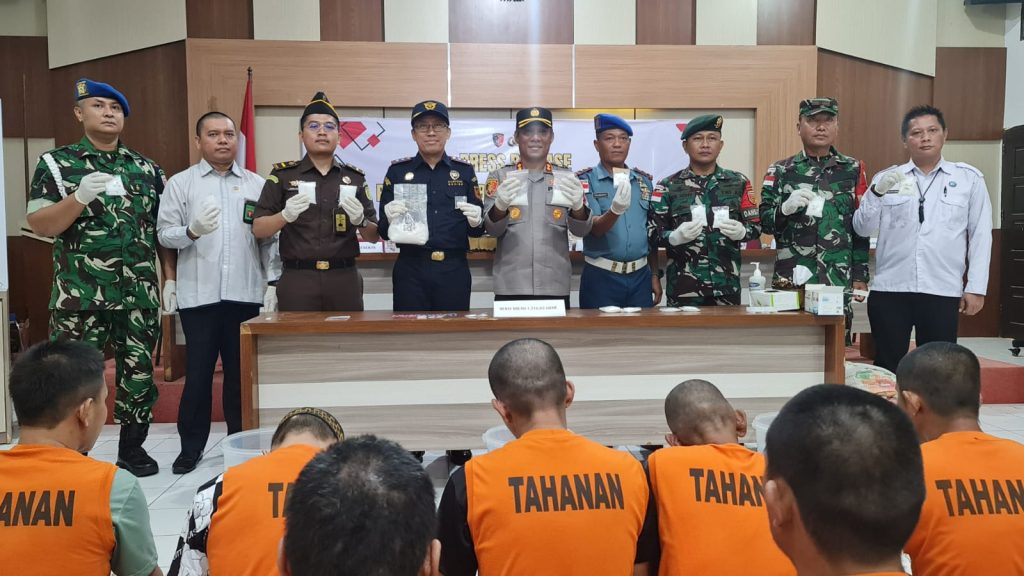 Polres Nunukan Musnahkan Barang Bukti Narkoba Seberat 1,7 Kg