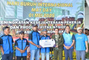 Peringatan Hari Buruh Internasional, Bupati Nunukan : Buruh Motor Penggerak Ekonomi
