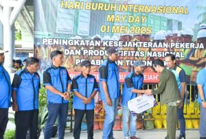 Peringatan Hari Buruh Internasional, Bupati Nunukan : Buruh Motor Penggerak Ekonomi