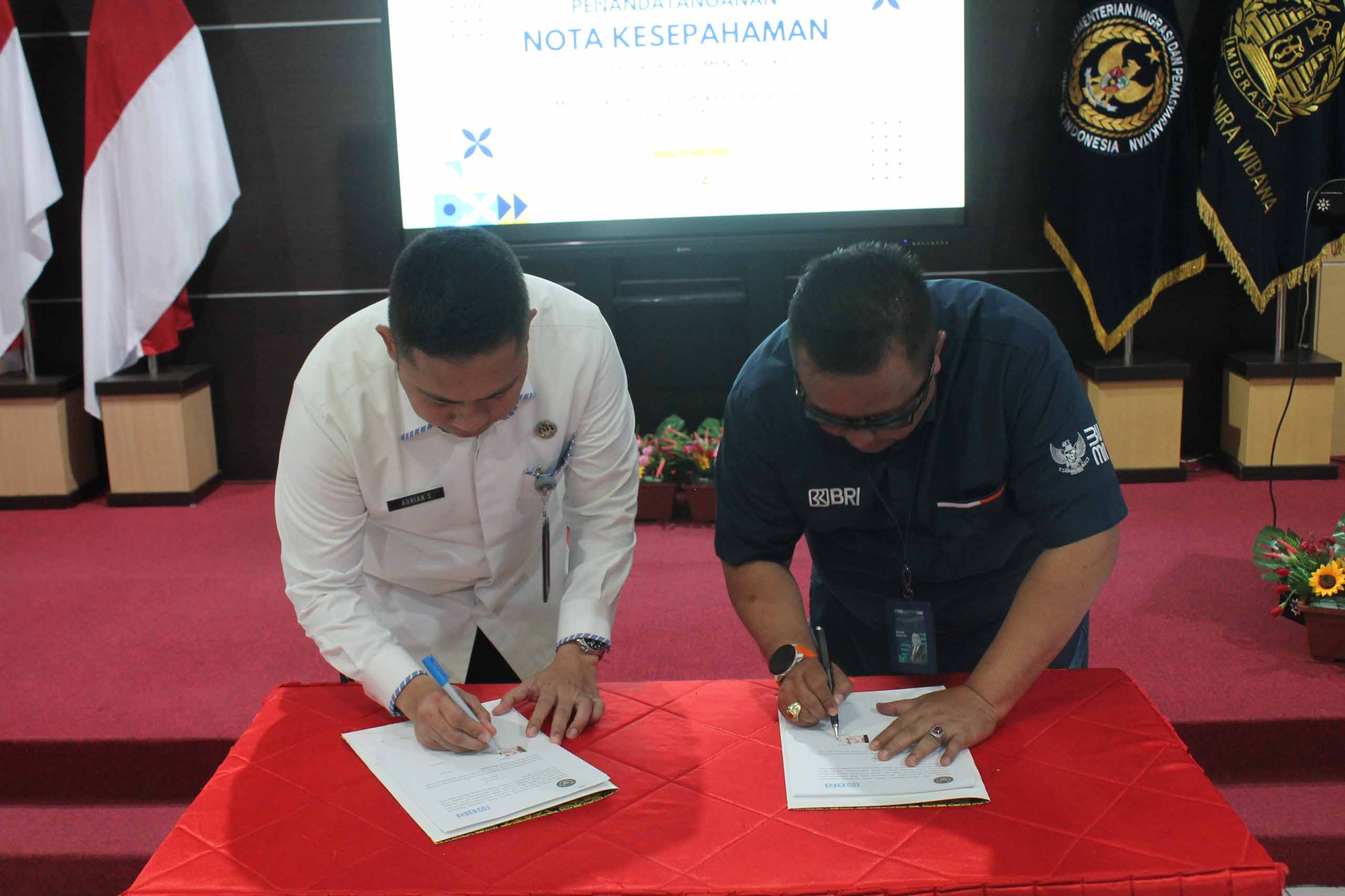 Sinergi untuk Masa Depan, Imigrasi, BRI dan SMK Negeri 1 Nunukan Bersatu dalam MoU